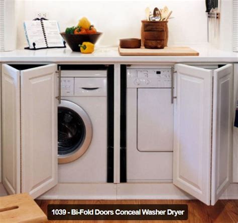 To the left of the washer and dryer, a tall skinny cabinet serves as the perfect storage space for the. Organize the Situation: Cabinet Conveniences - design with ...