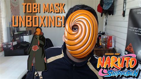 Tobi Mask Unboxing Naruto Shippuden Youtube