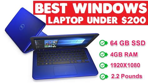 Hello everyone and welcome to our rundown of 13 best laptops under $200, here we will talk about all the budget laptops you can buy in 2021. Best Laptops Under $200 New,Windows,SSD, 4GB RAM - YouTube