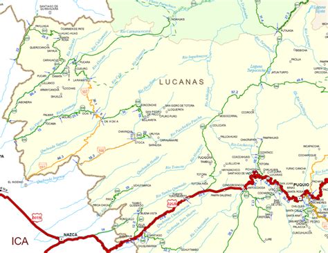 Prelatura De Caravelí Mapa Vial Lucanas I Ii Y Iii 2006