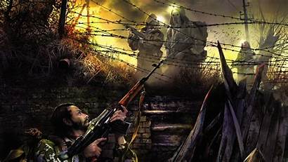 Wallpapers Apocalyptic Zombie Apocalypse Stalker Background Backgrounds