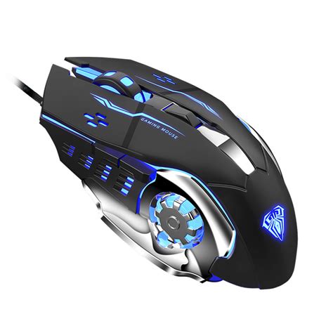 Aula S20 Usb Wired Gaming Mouse Programmable 2400dpi Optical Ergonomic