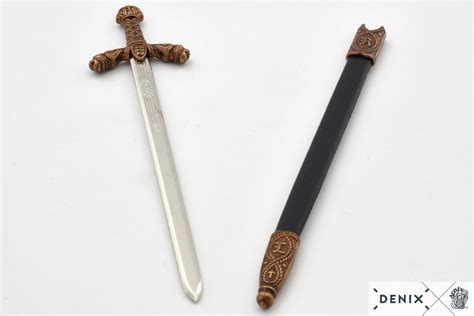 Excalibur Sword With Scabbard Letter Opener Blueblack The Gun
