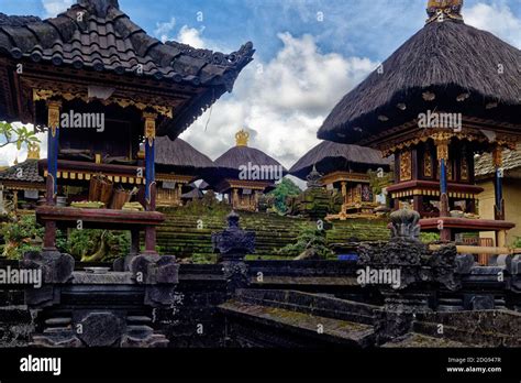 Traditional Indonesian Balinese Architecture In Penglipuran Model