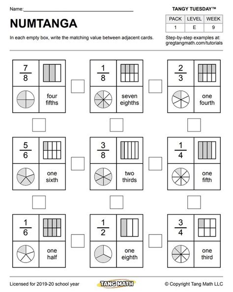 Greg Tang Funny Numbers Worksheet