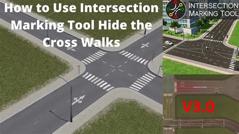 Cities Skylines How To Use Intersection Marking Toolhiding Crosswalks