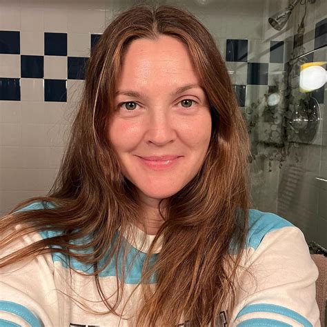 Drew Barrymore Poses Without Makeup On 47th Birthday And More
