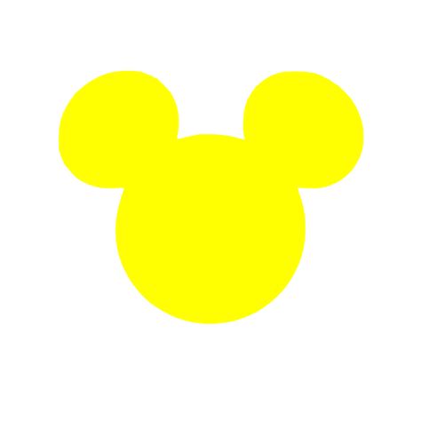 yellow mickey mouse ears clipart - Clip Art Library