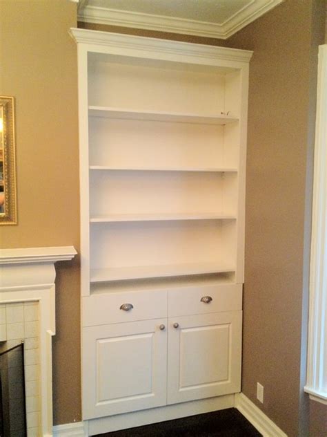 Building, installing, or choosing cabinets, however, can be challenging. Built in cabinets - Traditional - Living Room - Toronto ...