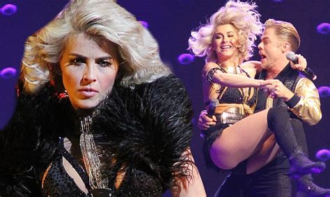 Julianne Hough Dons Hot Pants For Dance Tour With Brother Derek In