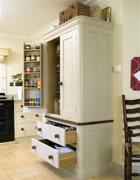 24 Beautiful And Functional Free Standing Kitchen Larder Units That