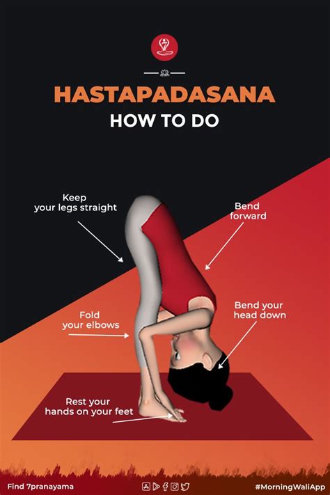 Hastapadasana Yoga How To Do Standing Forward Bend Benefits Steps In
