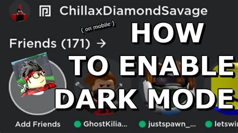 How To Put Roblox In Dark Mode