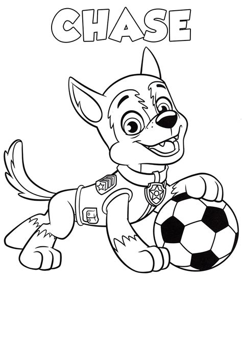 Paw Patrol Coloring Page Printable