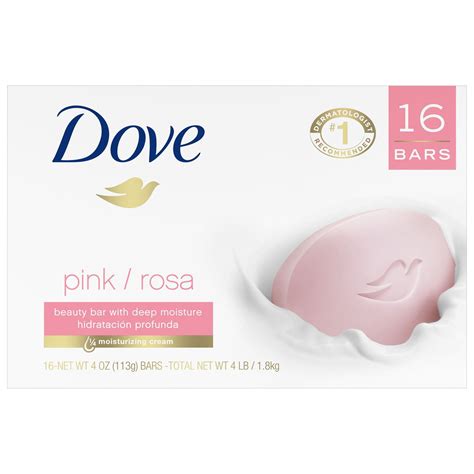 Dove Pink Beauty Bar 16 Count 4 Oz