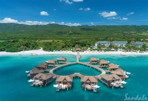 Overwater Bungalows At Sandals Resorts