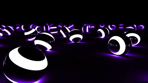 Black Purple White 3d Balls 4k Hd Abstract Wallpapers Hd Wallpapers