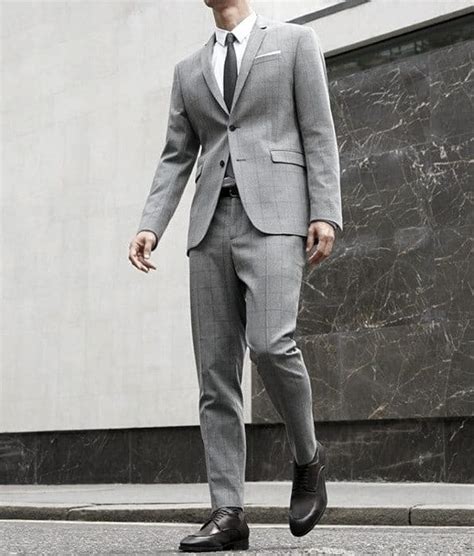 40 Best Charcoal Grey Suit Ideas Paired With Brown Shoes