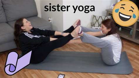 sister yoga challenge youtube