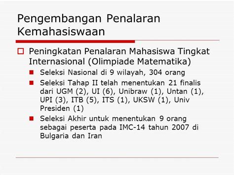 Direktorat Akademik Rakernas Pimpinan Perguruan Tinggi Negeri Dan