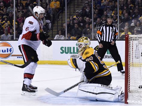 Bruins Collapse With Playoffs On Line Lose To Senators