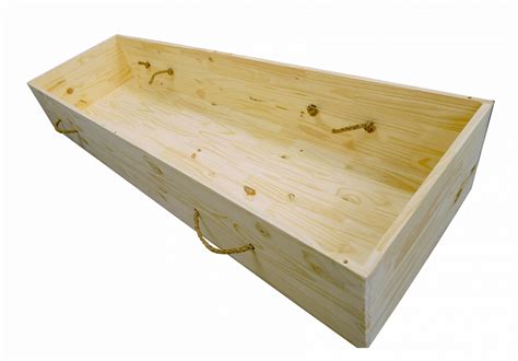 Pine Casket Rectangle New England Cremation Supply