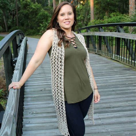 15 Easy Crochet Vest Patterns For Beginners Beautiful Dawn Designs