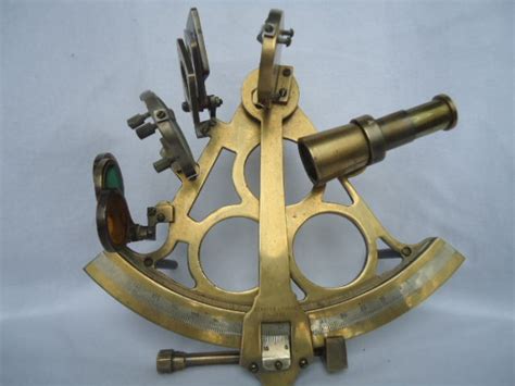 oud koperen sextant stanley london s no 4722 decoratieve catawiki