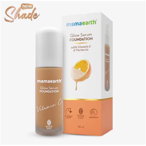 Mamaearth New Shade Glow Serum Foundation Ml Warm Glow Shopee Malaysia