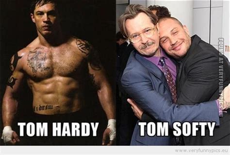 Tom Hardy Vs Tom Softy Very Funny Pics