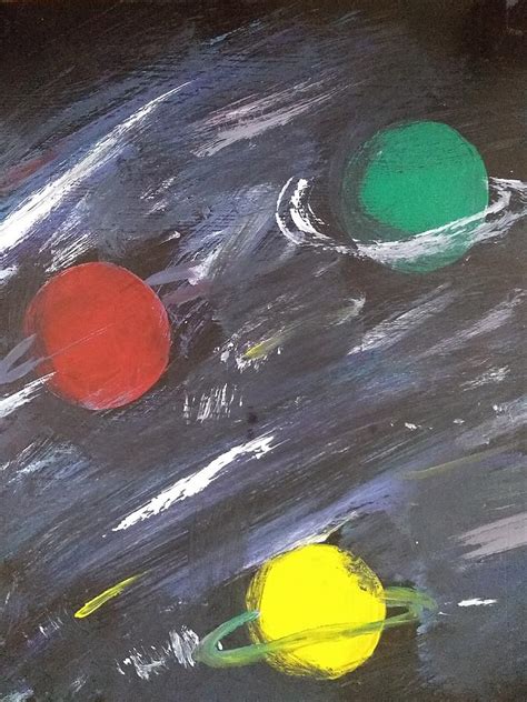 Planets Painting By Lex K Fine Art America