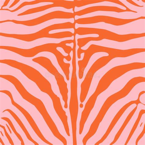 Pink And Orange Zebra Print Stock Illustration Illustration Of Africa
