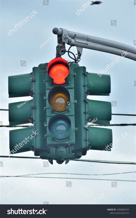 Traffic Light Show Red Light Mean Stock Photo 1050992972 Shutterstock