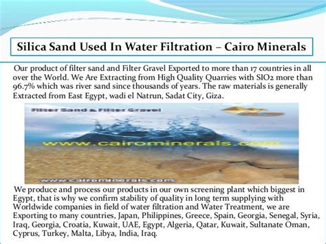 Sand And Gravel Filter Media For Water Filtration