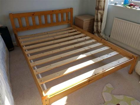 King Size Pine Bed No Mattress In Poole Dorset Gumtree