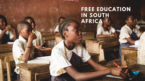 How To Get Free Education In South Africa In 2019