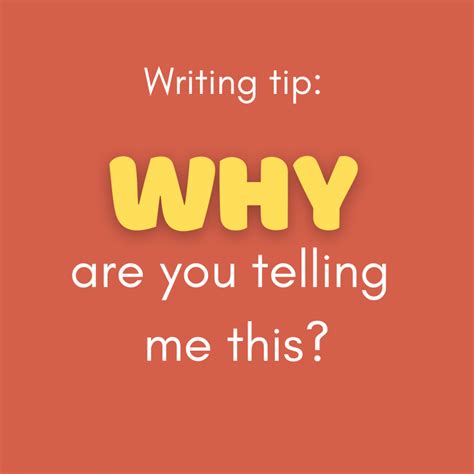 Writing Tip Why Are You Telling Me This Susan Weiner Investment Writing
