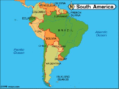 America de sud este un continent traversat de ecuator, cu majoritatea suprafeței în emisfera sudic. America del Sud