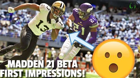 Madden Nfl 21 Gameplay First Impressions Of Beta All The Pros And Cons