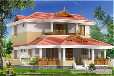 Beautiful Traditional Home Elevation Kerala Home Design And Floor