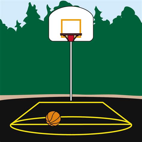 Clip Art Basketball Court Cliparts Co Gambaran