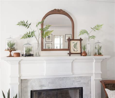 Diy Spring Terrarium Mantle Deeply Southern Home Fireplace Mantle