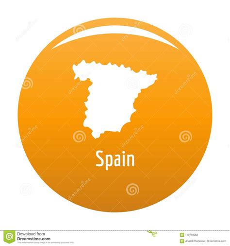 Mapa Da Espanha No Vetor Preto Simples Ilustração Do Vetor Ilustração