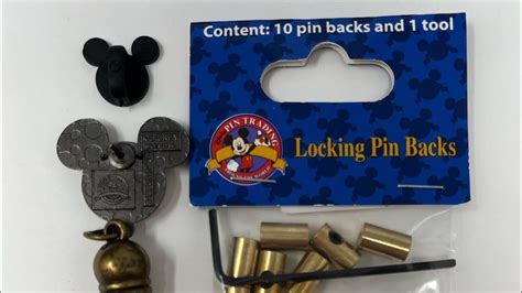 Disney Locking Pin Backs For Pin Trading How To Use Youtube