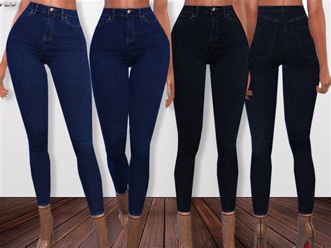 The Sims Resource Skinny Fit Denim Jeans 092