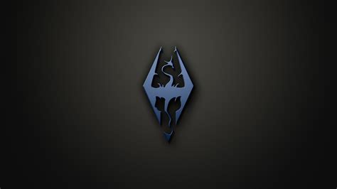 The Elder Scrolls V Skyrim Logo Video Games Wallpapers Hd Desktop