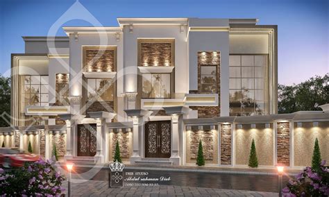 Modern Twin Villa Ksa • Diebstudio Classic House Exterior Luxury