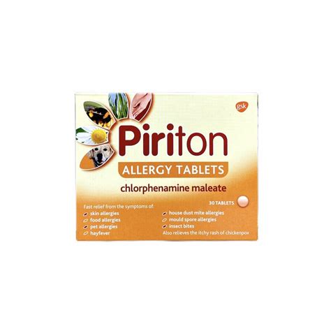 Piriton Allergy Tablets X 30 E Medicina Online Pharmacy