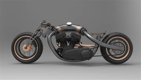 Lowrider Motorcycle Concept By John Bridge At