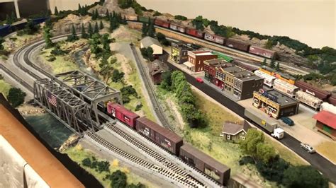 Kato N Scale Unitrack Train Layout Amherst Version Youtube